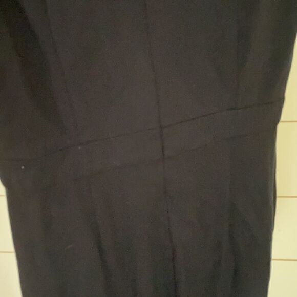 T Tahari | Blue V-neck Sleeveless Jumpsuit | 6 - Picture 8 of 11